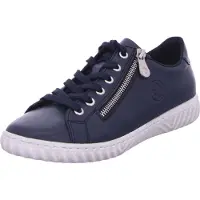 Rieker Chaussures de ville pour femmes Lugano/Gurgaon, lacets, bleu, pour le quotidien