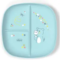 Chicco Assiette À Portions Bleu