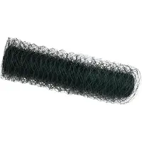 vidaXL : Clôture en panneaux soudés, PVC vert, 0,6 x 25 mètres