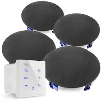 Power Dynamics Ensemble Powerline A100W (Actif, Passif), Haut-parleur PA, Blanc, Noir