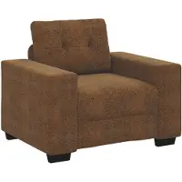 vidaXL Fauteuil de salon marron 100 cm en simili cuir