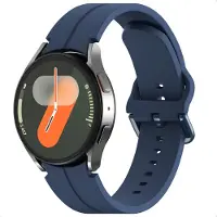 IMoshion Bracelet en silicone pour Samsung Galaxy Watch 4 / 5 / 6 / 7 / FE (20 mm) - Bleu foncé