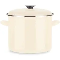 Baumalu Catering - - Pour tous feux y compris induction - émail 26 x 20 cm - Couleur ivoire