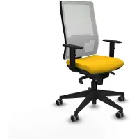 Piqueras Y Crespo Chaise de Bureau Jaune Piqueras y Crespo 1D066G0