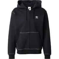 Adidas Originals Essentials Trefoil Full Zip Sweatshirt Noir L Homme