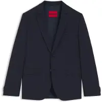 HUGO pour homme. 50540157 Veste Arti navy (44), Casuel, Fête, Classique, Polyester, Marine