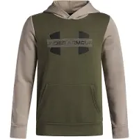 Under Armour Rival Fleece Colorblock Garphic Hoodie Vert 18-20 Years Garçons