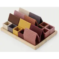 TickiT 54589, silicone, bois, différentes couleurs