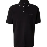 Armani Exchange pour homme. XM001557AF10363UC001 Polo élastique noir (XS), Casuel, Coton, Manche courte