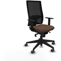 Piqueras Y Crespo Chaise de bureau 1D066G0 Marron foncé