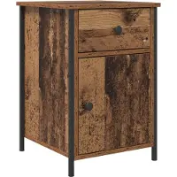 vidaXL Cabinet de chevet Bois ancien 40 x 42 x 60 cm Bois d'ingénierie