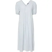 Pieces Robe 'PCAlma' bleu clair / blanc