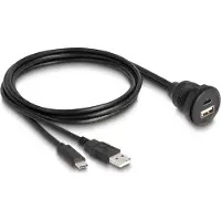 DeLOCK Câble USB - USB, connecteur USB-C (M) 24 broches vers connecteur USB, 24 broches USB-C (F)