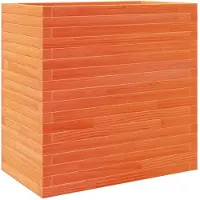 vidaXL Jardinière cire marron 70x40x68,5 cm bois de pin massif
