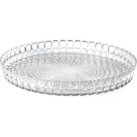 Fratelli Guzzini Tiffany, Rond, Transparent, Plastique, 33,6 cm, 4 cm, Italie