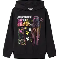 Name it Jiz Minecraft Sweatshirt Noir 9-10 Years Garçon