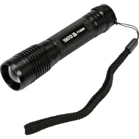 YATO Lampe de poche rechargeable - Yato - XP-G3 CREE - 6W - 500 lm - Portée 200 m - 3 modes d'éclairage - Zoom