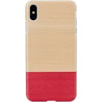 Man&Wood SmartPhone case iPhone XS Max miss match white (Apple iPhone XS Max), Coque pour téléphone portable, Pink