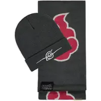 Difuzed Hommes, Bonnet, Naruto - Akatsuki - taille U, Orange, Noir, (Taille unique)
