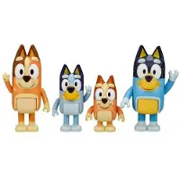 Famosa Pack Of 4 Figures Bluey 4 Models Random Shipping Assorted 6 Cm Jaune Enfants