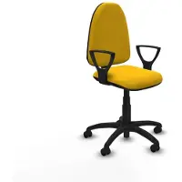 Piqueras Y Crespo Bürostuhl BFN01RF Gelb