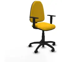 Piqueras Y Crespo Chaise de bureau B1D01RN Jaune
