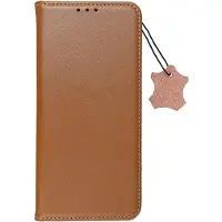 OEM Book case Leather case SMART PRO for IPHONE 17 Pro brown (Apple iPhone 17 Pro), Coque pour téléphone portable, Marron