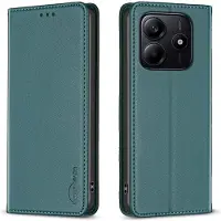 Binfen Color Xiaomi Redmi Note 14 5G - BINFEN Flip Case Hülle (Xiaomi Redmi Note 14 5G), Coque pour téléphone portable, Vert