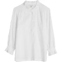 Seasalt Cornwall Chemisier 'Feather Star' blanc