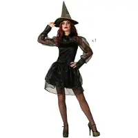 Atosa Witch Woman Costume Noir XS-S Enfants