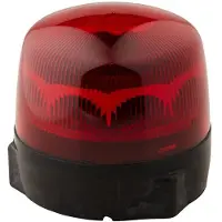 Hella Feu rotatif à éclats 24 V LED rouge universel pour différents véhicules
