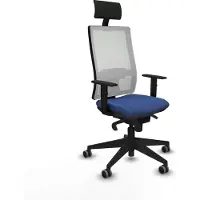Piqueras Y Crespo Chaise de bureau 1D066G1 Bleu marine