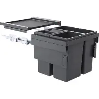 Hailo Collecteur de déchets 3608531 CS Slide Cargo Synchro 44 litres