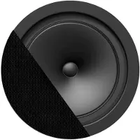 Audac - CENA706/B - Enceinte de plafond SpringFit 6,5Version noire - 8 et 100V