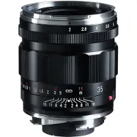 Voigtländer APO-Lanthar 35 mm F/2.0 ASPH VM Noir Leica M à Baïonnette