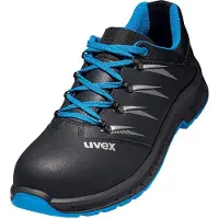 Uvex Halbschuh 6934 schwarz/blau PU/PU (S1, S3, 35)