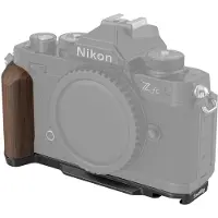 SmallRig 4802 Poignée en bois en forme de L pour Nikon Z fc, noir