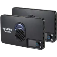 Amaran Pano 60c 2-Light Kit, Charcoal (EU version)