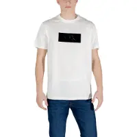 Armani Exchange Xm000786a_f10364u Short Sleeve T-shirt Beige M Homme