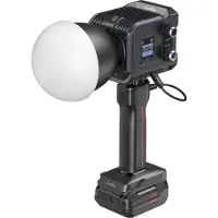 SmallRig 5383 RC 100C COB LED Video Light Kit, Ink Blue (avec poignée de batterie)