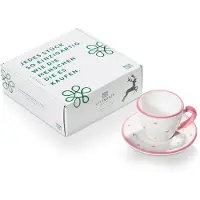 Sonstige Verlage Gmundner Keramik Herzerl Rosa Espresso pour 2