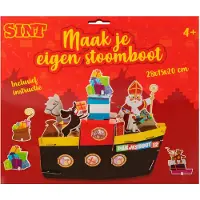 Grafix Sinterklaas Knutselset - Maak je eigen Stoomboot