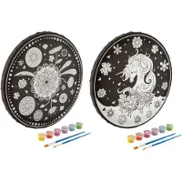 Grafix Peinture sur numéro rond, 9dlg.