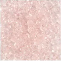 You do it 45 perles à facettes rondes Ø 4 mm - rose clair