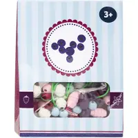 Small Foot Petit pied - Perles en bois Bonbons pour la fabrication de bijoux