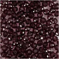 Creativ Company Perles à facettes lilas, 45 pièces.