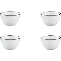 Bjorn Bol Pure Ø12cm - 4 Pièces - Blanc Neige