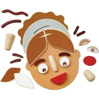 Adlibris Jouets en bois Construire un visage