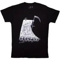 Radiohead Hommes, T-shirt, Grim Reaper, Noir, (M)