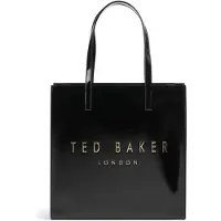 Ted Baker sac à épaule Crinkon Crinkle Icon Bag Black noir